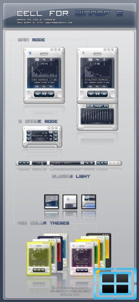 Cell for winamp 5