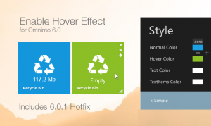 Enable Hover Effect - Omnimo 6