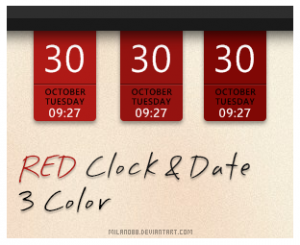 RED Clock
