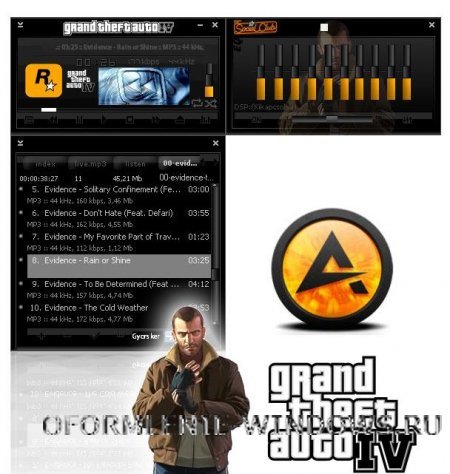 Скин GTA4 для AIMP2